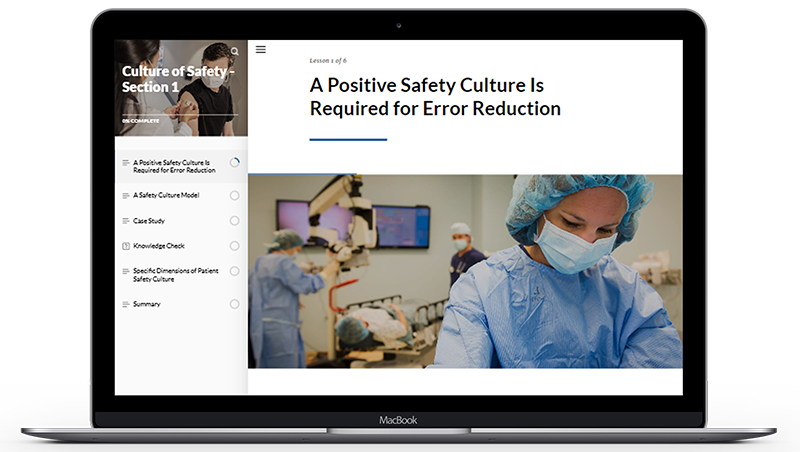 Patient Safety learning platform